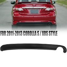 Fits 2011 2012 2013 Toyota Corolla S/XRS Style Rear Lower Bumper Diffuser Lip picture