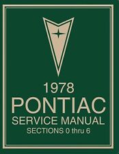 1978 Pontiac Service Manual (2-Volume Set) picture