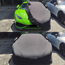 For 2015-2022 Lamborghini Huracan Custom Indoor Car Cover Satin Stretch Black HG picture