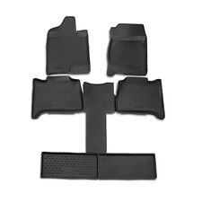 OMAC Floor Mats Liner for Chevrolet Suburban 2007-2014 Black TPE All-Weather 6x picture