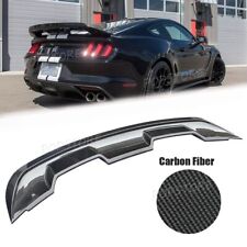 For 15-2022 Ford Mustang GT500 GT350 2-Door Carbon Fiber Rear Trunk Spoiler Wing picture