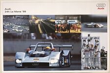 Factory Audi 24hr Le Mans 1999 #2/  Rare Car Poster   :>)Stunning picture