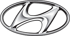 Front Grille Emblem Silver Chrome H Logo for Hyundai Elantra 2016 2017 2017 2018 picture
