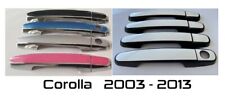 Color & Chrome or Black Door Handle Overlays 2003-2013 Toyota Corolla U PICK CLR picture