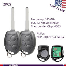 2 For Ford Fiesta 2011 2012 2013 2014 2015 2016 2017 Remote Key Fob KR55WK47899 picture