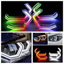 RGB LED Angel Eyes M4 DTM For BMW E46 E90 E60 F10 F30 F31 Dynamic Headlight DRL picture