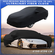 For Lamborghini  Huracan Black Full Car Cover Satin Stretch Indoor Dust Proof A+ picture