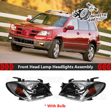 For Mitsubishi Outlander 03-2006 2Pcs Front Headlight Head Lamp W/ Blub Assembly picture