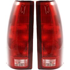 Tail Light Set For 1988-1999 Chevrolet GMC C1500 Driver and Passenger With Bulb picture