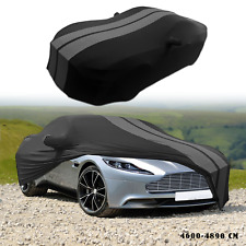 For Aston Martin DB9 GreyBlack Full Car Cover Satin Stretch Indoor Dust Proof A+ picture