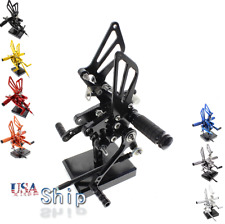 USA For YAMAHA YZF R1 R6 SUZUKI gsxr600/750/1000 SV650 Foot Peg Rest Rearsets picture