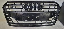 2015-18 AUDI S7 BLACK SERIES UPPER GRILLE ASSEMBLY USED OEM BLACK *DC464 picture