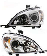 Halogen Headlight Set For 2003-2005 Mercedes Benz ML350 w/ Bulb(s) Pair picture