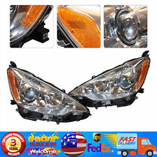 Pair Set Headlights Headlamps Head Lights Lamps For Toyota Prius C 2012-2014  picture