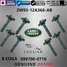 OEM GENUINE DENSO x8 Ignition Coils FOR 2002-2010 Jaguar 4.2L V8, 2W93-12A366-AB picture