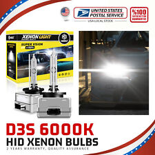 Pair D3S 6000K Bright HID Bulbs Xenon Headlight For Audi S3 S4 S5 S7 2008-2016 picture