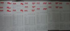 1989 TVR Price List Brochure Sheets Lot of 20+ picture