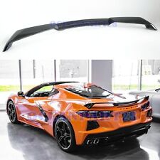 For 2020-2023 Corvette C8 Z51 Style Rear Trunk Spoiler Wing Patined Glossy Black picture