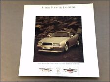 1989 1990 Aston Martin Virage Coupe BIG SIZE Car Sales Brochure Catalog picture