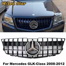 W/LED GTR Front Grille Grill For 2009-2012 Mercedes Benz X204 GLK350 GLK300 GLK picture