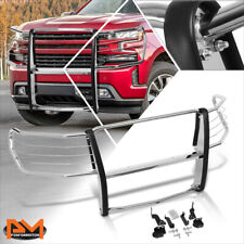 For 19-20 Silverado 1500 Stainless Steel Front Bumper Grille Brush Guard Silver picture