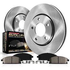 Powerstop KOE4702 2-Wheel Set Brake Discs And Pad Kit Rear for Volvo S60 XC70 picture