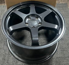(QTY 1) 9SiX9 SIX-1 Carbon Gray 6-Spoke Wheel Rim 18x8.5 5x114.3 35mm picture