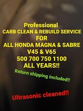 Honda Sabre 1100 V65 Professional Carb Clean & Rebuild Service VF1100S VF1100 picture