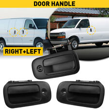 3X Rear&Front Exterior Door Panel Handle For 1996-2009 Chevy Express 1500 Van picture