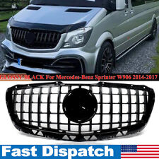 For Mercedes Benz W906 Sprinter 2500 2014-17 Glossy Black GT Front Grill Grille picture