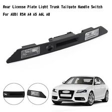 Rear License Plate Light Trunk Tailgate Handle Switch For AUDI RS4 A4 A5 A6L picture