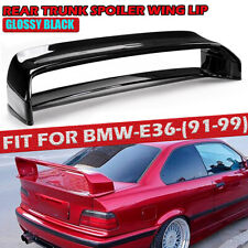Glossy Black Rear Trunk Spoiler Wing For 1992-1998 BMW 3 Series E36 M3 LTW GT US picture