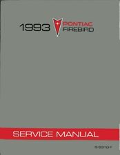 1993 Pontiac Firebird Trans AM Shop Service Repair Manual Book OEM Guide picture