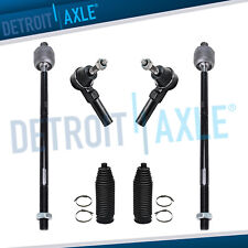 Front Inner Tie Rods Outer Tie Rod Ends with Boots for 2005 - 2010 Ford Mustang picture