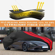 For McLaren 720S P1 Red/Black Full Car Cover Satin Stretch Indoor Dust Proof A+ picture