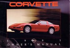 1991 Chevrolet Corvette Owners Manual User Guide picture