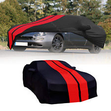 For Maserati 3200GT Red/Black Full Car Cover Satin Stretch Indoor Dust Proof A+ picture