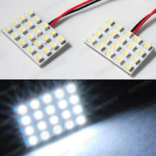 2 x White LED Panel 20-SMD Dome Map Door Light Super Bright #31 picture