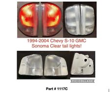 1994-2004 All Clear Tail lights for Chevrolet S10/GMC Sonoma pick up Truck NEW picture