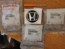 Genuine OEM Honda Accord Sport Center Caps 4PCS BLACK/CHROME H SEALED NEW picture