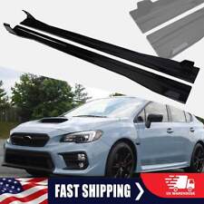 78.7''-86.6'' Glossy Side Skirt Spoiler Extension For Subaru WRX STI 2015-2024 picture
