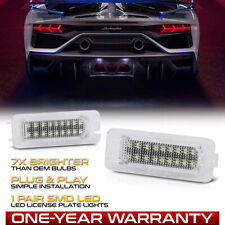 [CLEAN] For Huracan/Aventador/Audi R8 Full LED License Plate light Tag Lamp Pair picture