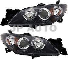 For 2004-2009 Mazda 3 Headlights Driver + Passenger Side picture