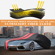 For Lamborghini Aventador Satin Stretch Indoor Car Cover Dustproof Black/Bed picture