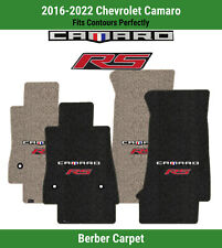 Lloyd Berber Front Carpet Mats for '16-22 Chevy Camaro w/Camaro RS Red Double picture