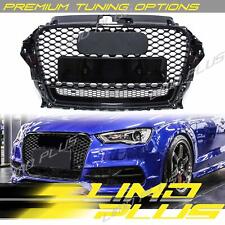 RS3 Style Grille For 2013-2016 Audi A3 S3 8V Front Grille Gloss Black Replacemen picture