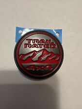 JEEP WRANGLER JL RUBICON Red Trail Rated Fender Badge NEW OEM MOPAR picture
