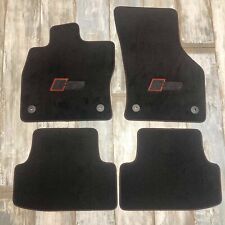New Genuine Audi RS3 8Y Floor Foot Mats Set - 8Y1863011D (Red Stitching) picture