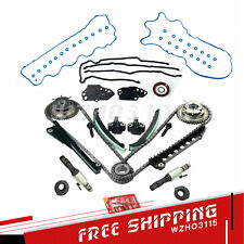Timing Chain Kit+Cam Phasers+VVT Valves For 5.4L Triton 3V Ford F150 Lincoln picture