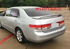 NEW UNPAINTED GREY PRIMER Fits HONDA ACCORD 4DR 2003-05 SPOILER W/LIGHT picture